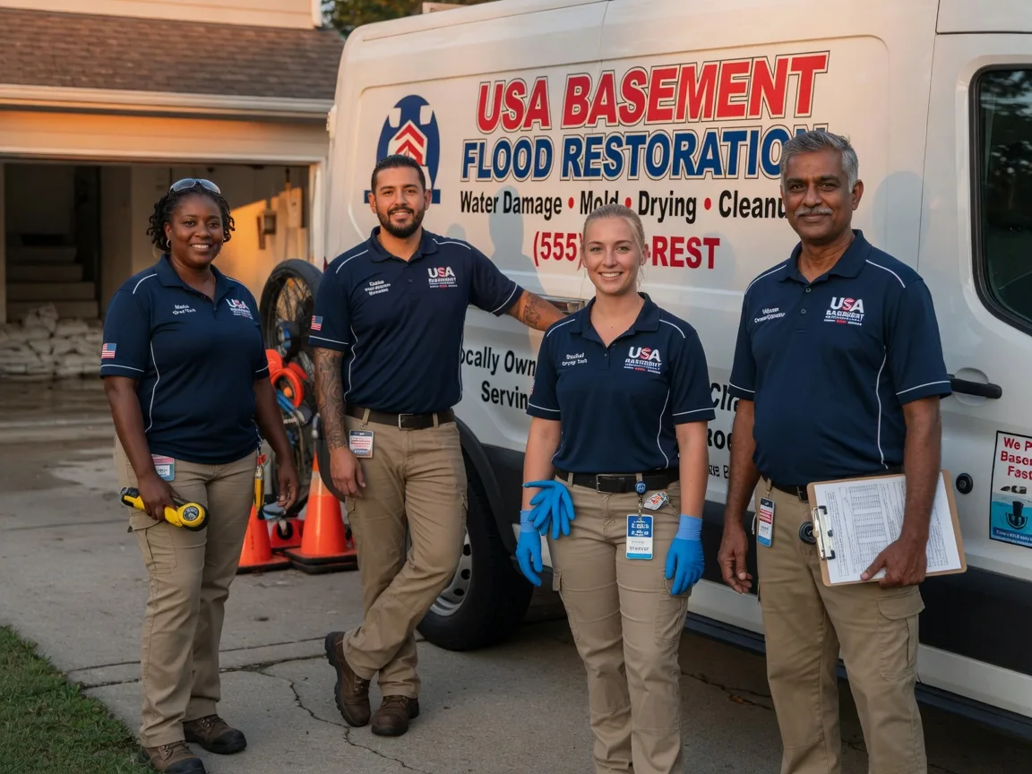 Basement Flood Cleanup company in Hydes, MD