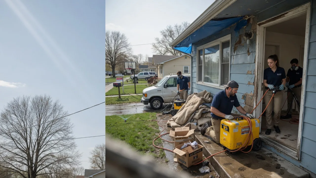 Basement Flood Cleanup in Hydes, MD near me